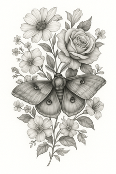 Motte, Mandala & Magic – Deine Wandlung in Tinte