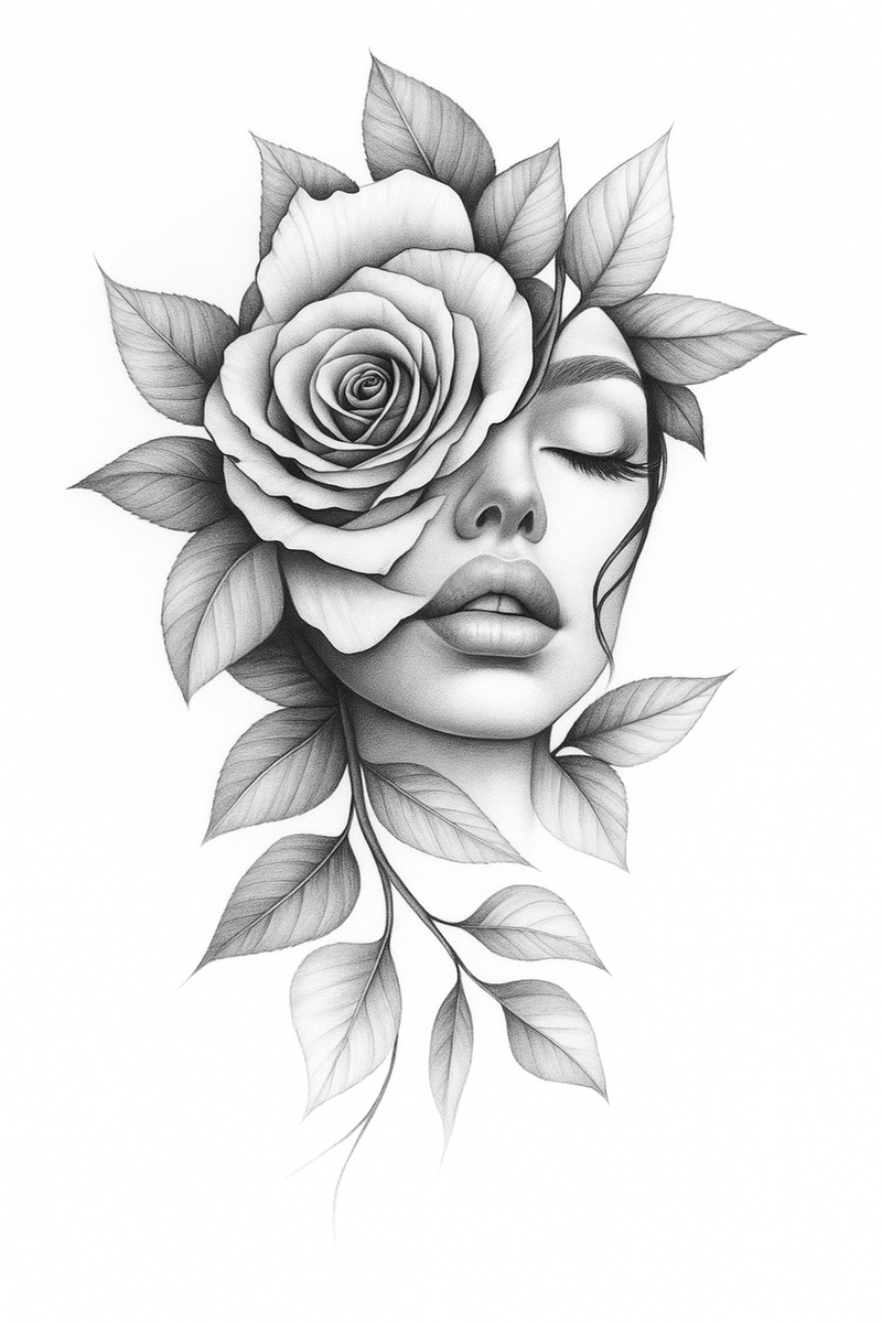 Rose Veiled” – Schönheit, die atmet