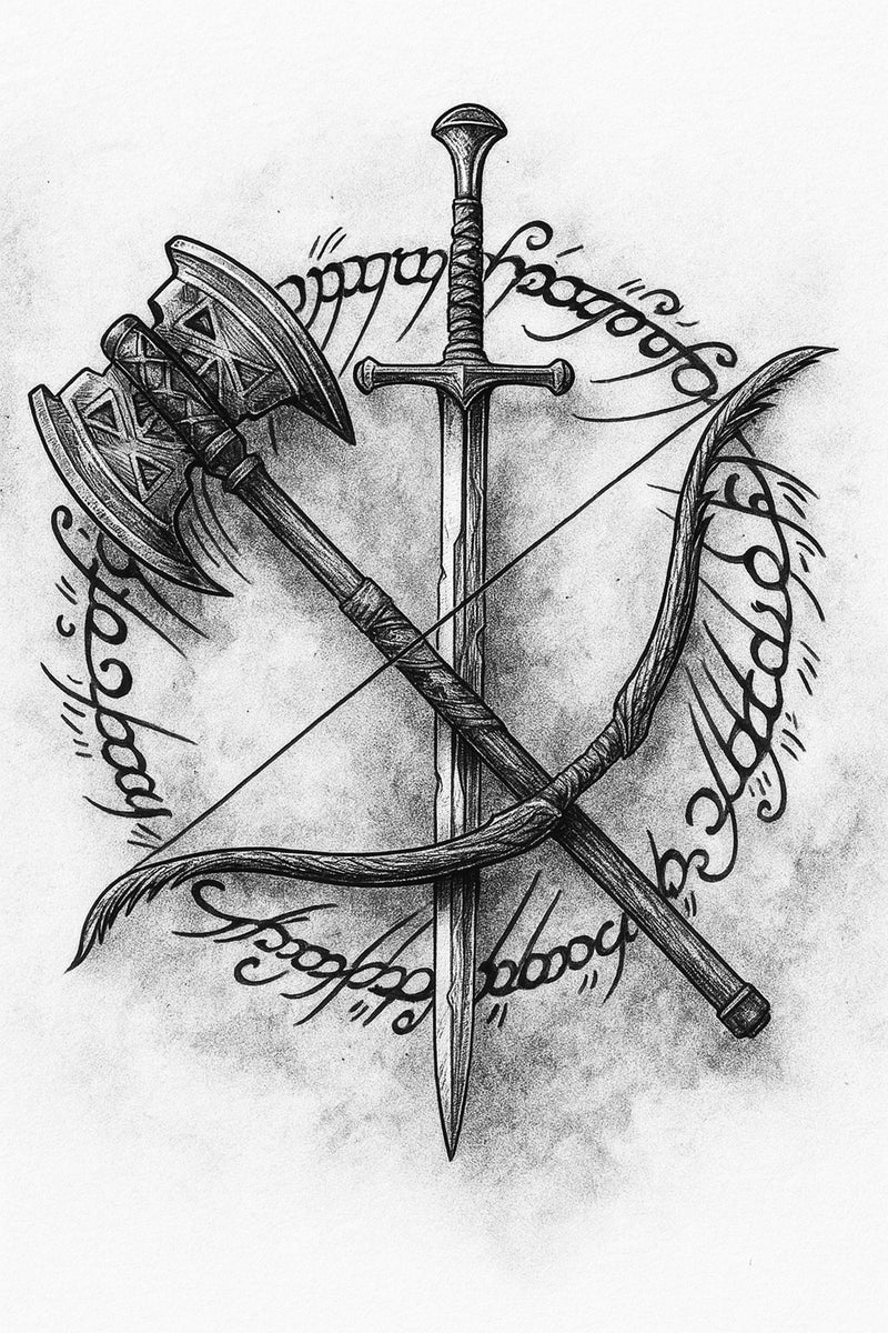 Axt, Schwert & Bogen – verschiedene Kämpfe, eine Kriegerseele