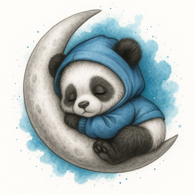 Schlafender Panda- Black Friday - Limited Editon