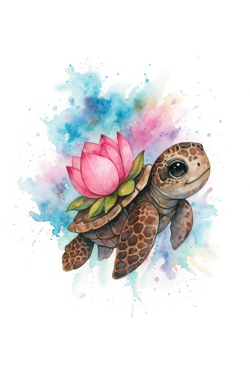 Lotus Turtle – Summer Pick 2025 - Ein Symbol für inneren Frieden, Stärke & Wandel