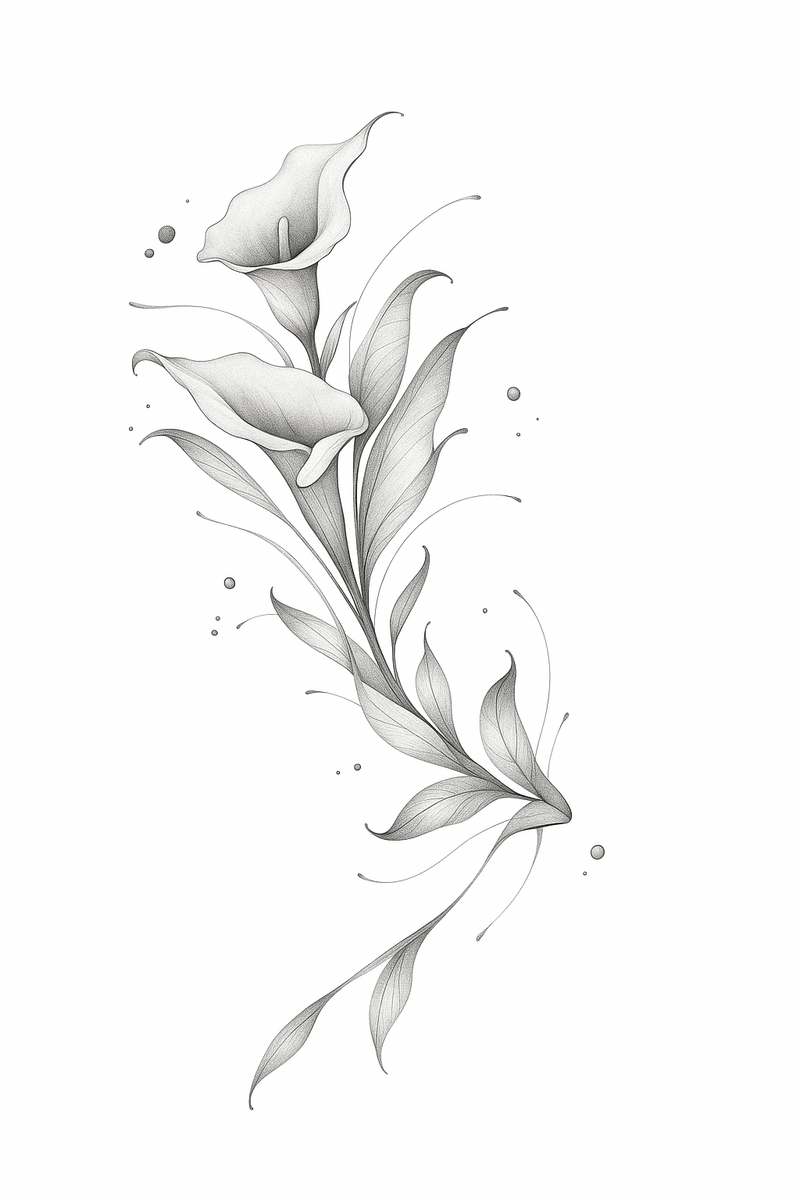 “Silent Grace” – Calla in Fineline Eleganz