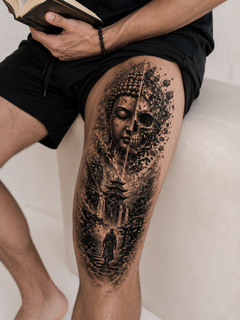 Buddha - Übergang zwischen Leben, Glaube und Vergänglichkeit.