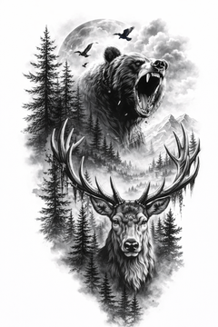Angriff und Ruhe, Macht und Anmut, Wildnis und Kontrolle.