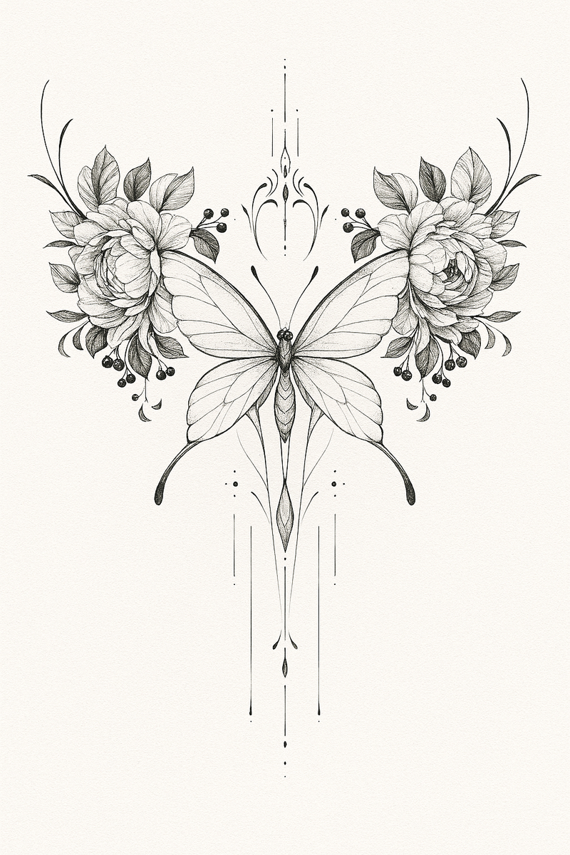 Schmetterling als Symbol für Wandel und Neubeginn.