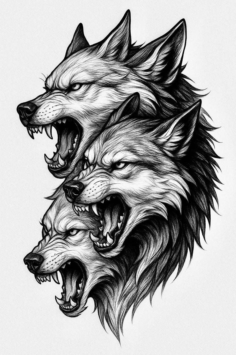Die Drei Wölfe – Stärke, Loyalität, Unbesiegbarkeit