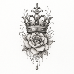 Krone & Rose – König & Königin unseres eigenen Reiches.