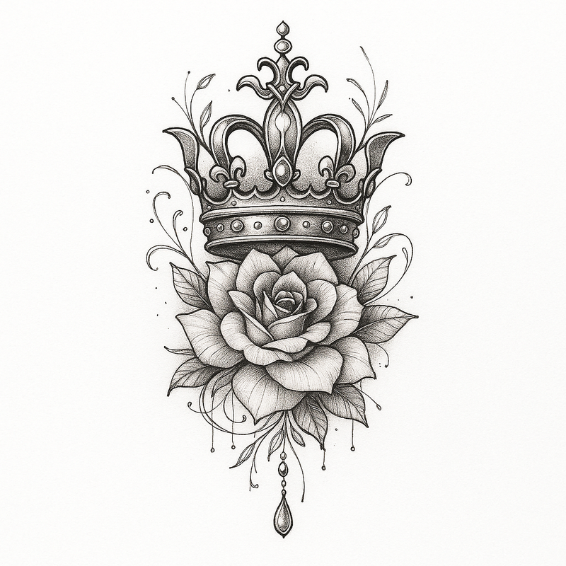 Krone & Rose – König & Königin unseres eigenen Reiches.