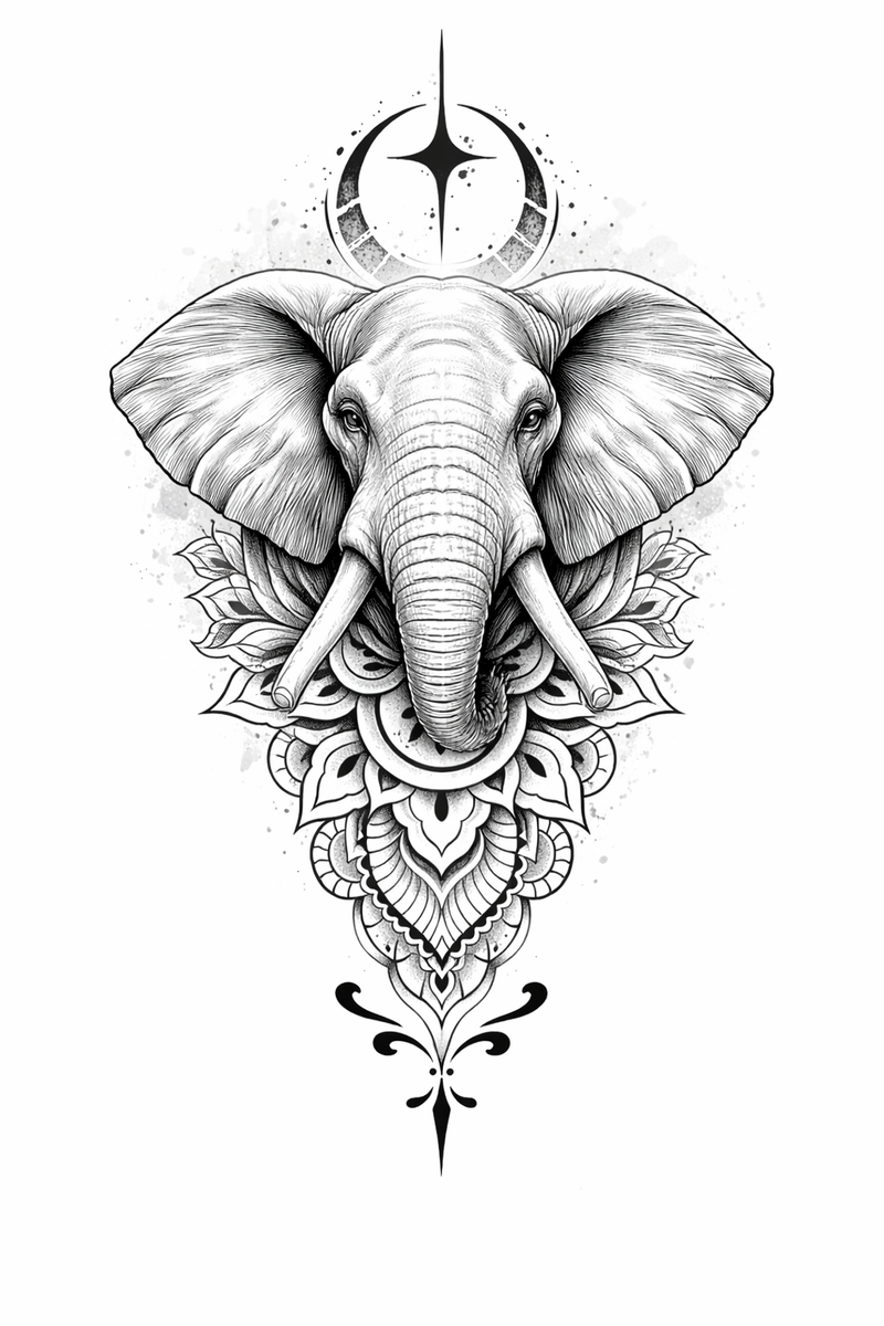 Elefant- Sanfte Größe