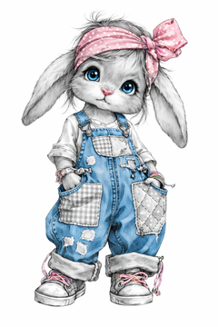 Häschen in Latzhose 🐰🎀