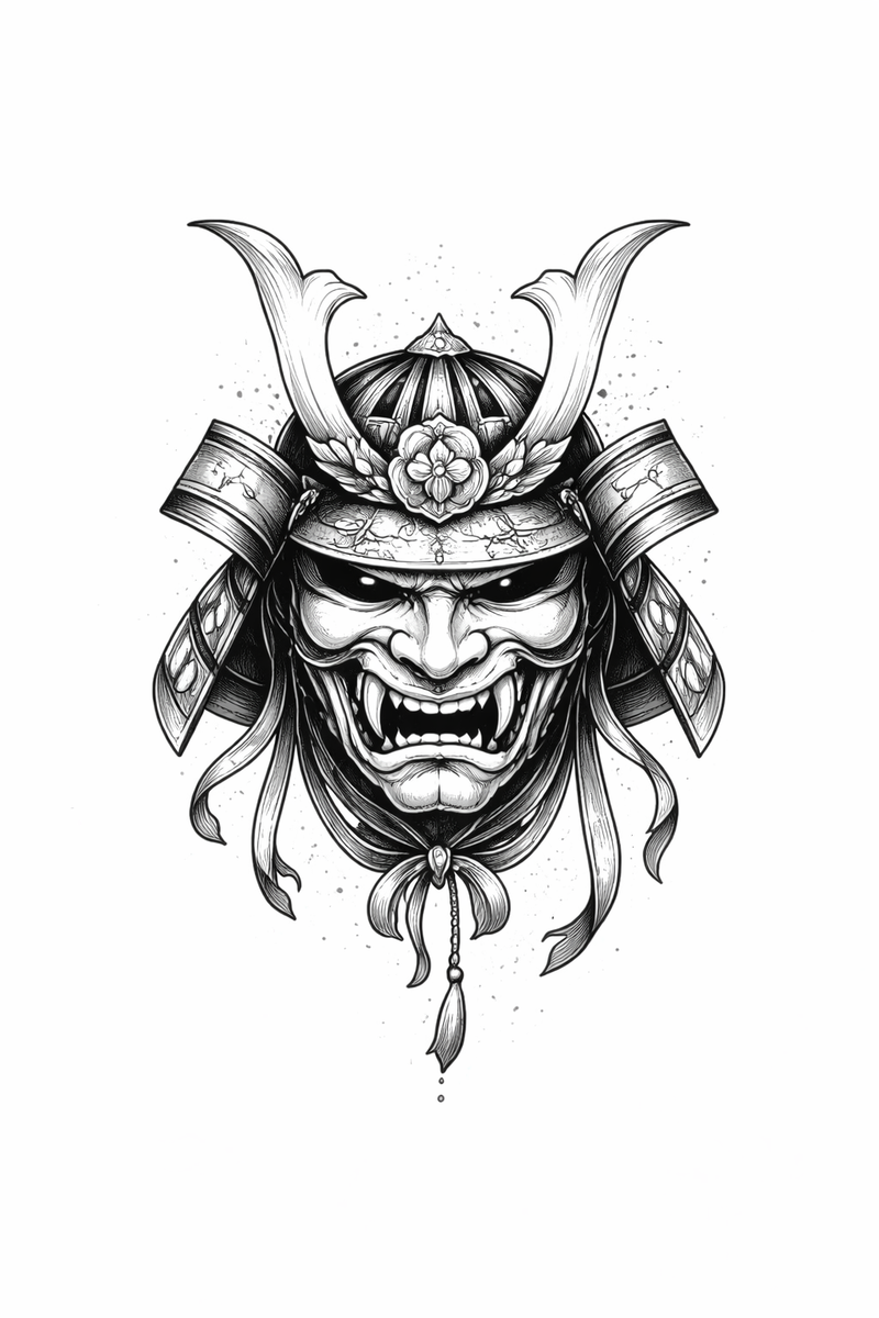 Samurai-Maske 🌸⚔️