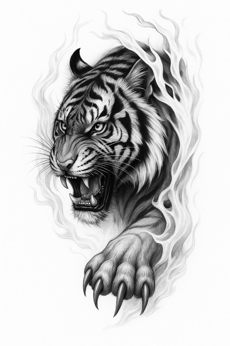 Tigerstark: Entschlossenheit und Mut