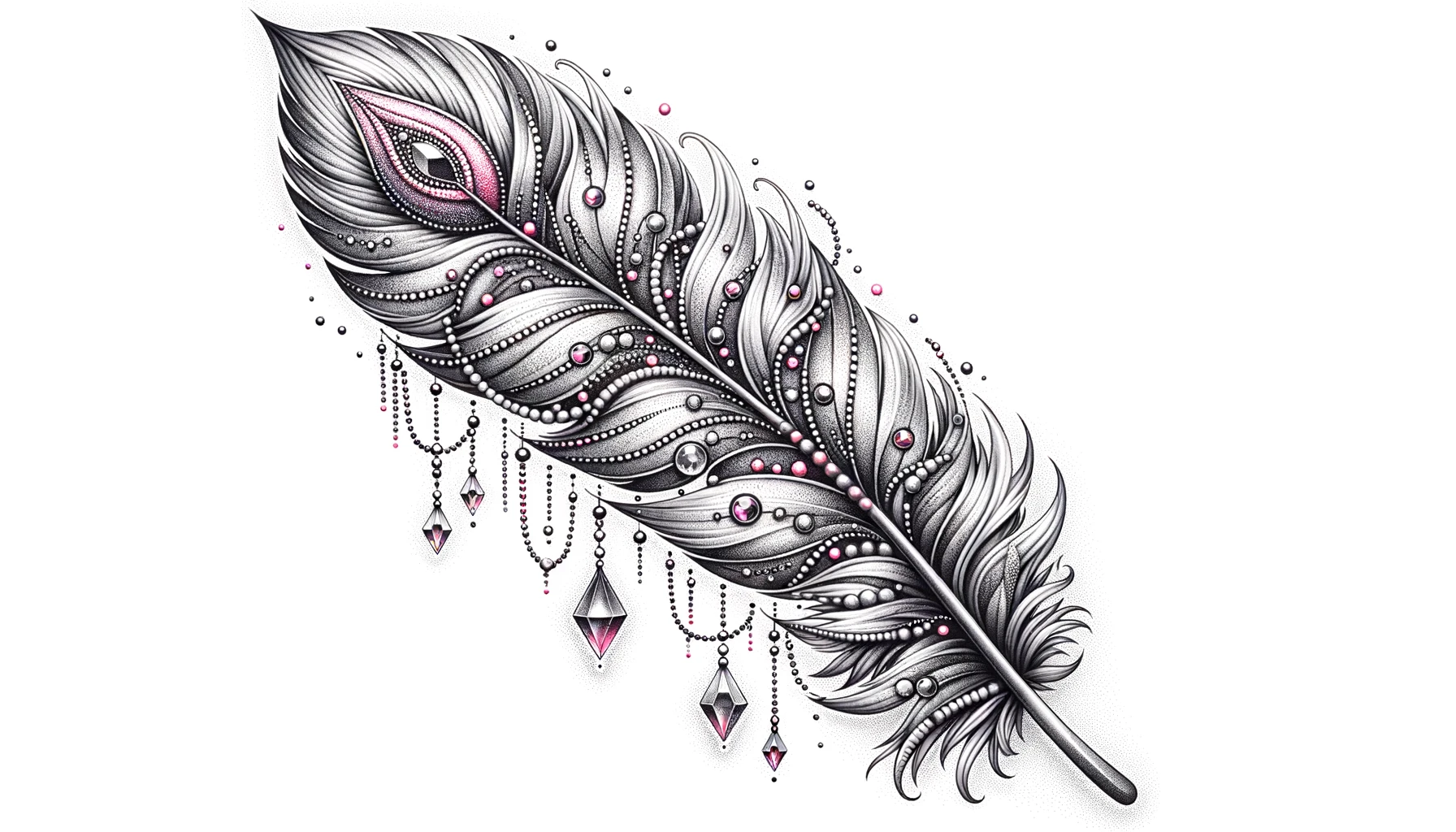 Feather | Temporary tattoos - minink