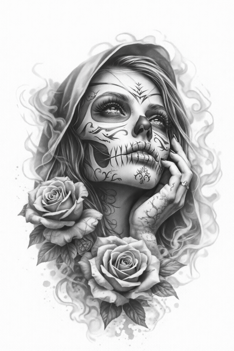 Erinnern & Feiern – La Catrina / Calavera-Vibes mit Rosen