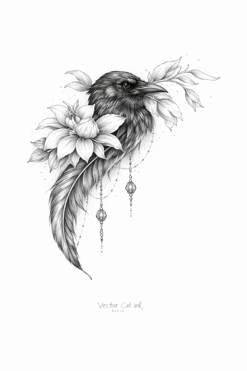 „Raben-Bote“ – Klarheit, Schutz & Schatten-Magie