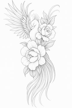Wiedergeburt im Licht - Ein Tattoo über Wandel, Schönheit und stille Stärke.