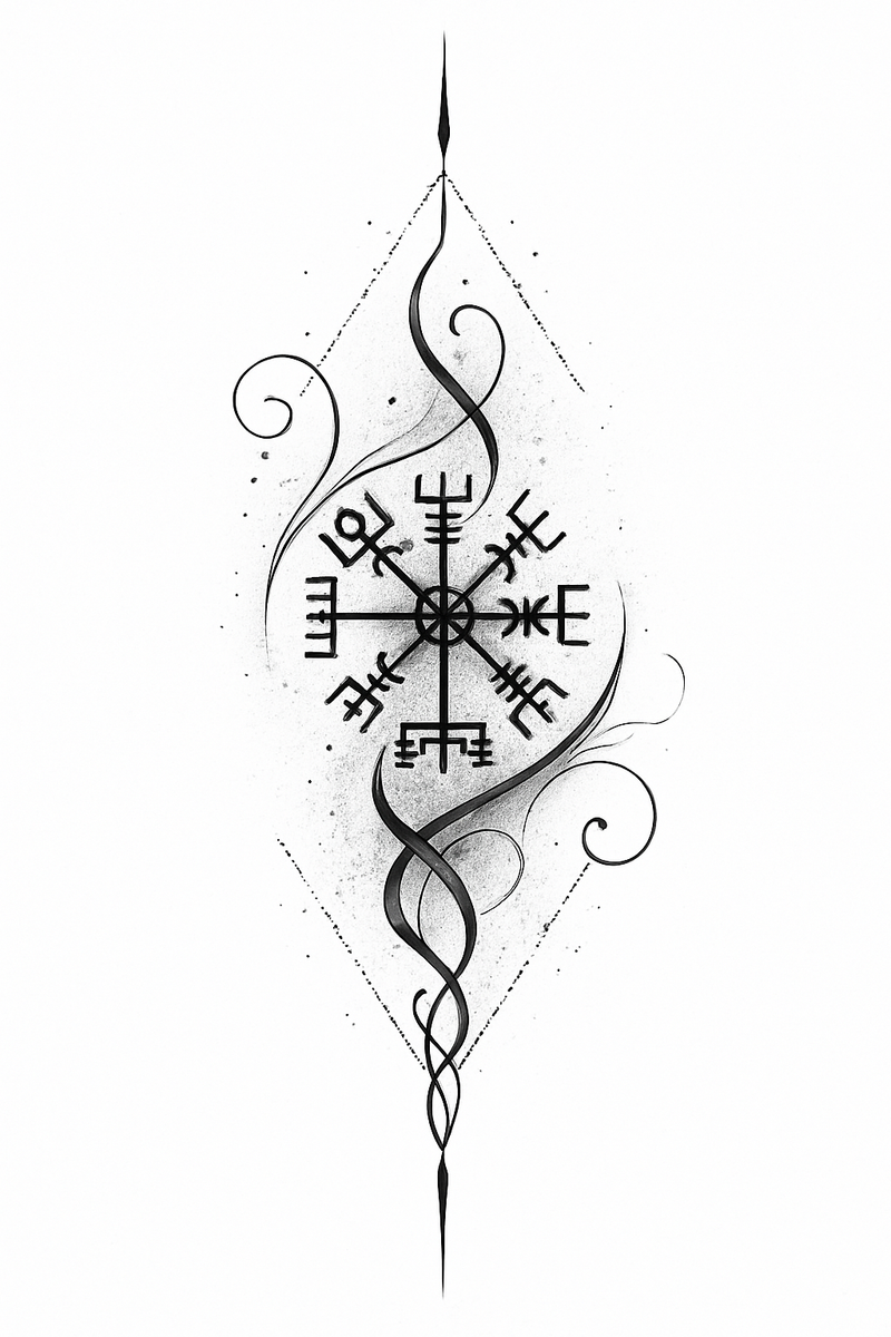 Vegvisir Flame – Furchtlos durch den Sturm“