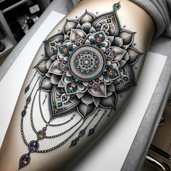 Faszinierende Mandala-Tattoos mit einem Hauch von Farbe