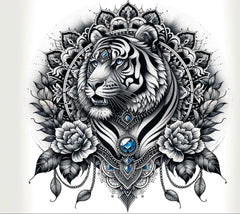 Tiger mit Mandalas