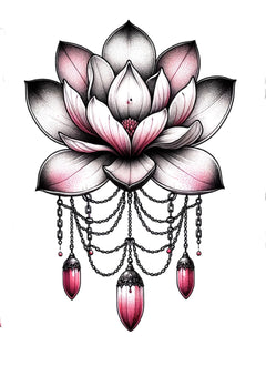 Mittelgrosse Tattoos Magnolie Blume