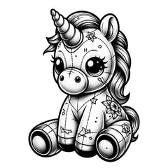 Kleine Tattoos Stofftier Einhorn