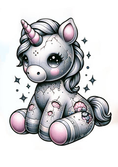 Kleine Tattoos Stofftier Einhorn