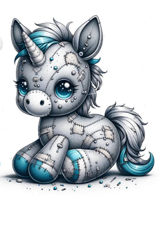 Kleine Tattoos Stofftier Einhorn