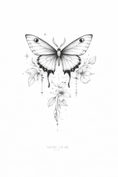 🦋 „Nachtfalter-Segen“ – Wandel, Schutz & stille Schönheit