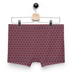 Geometric Line- Japanisches Blumenmuster Boxershorts