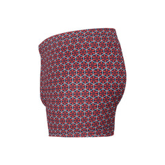 Geometric Line- Japanisches Blumenmuster Boxershorts