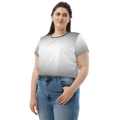 Geometric Line- Crop-Top