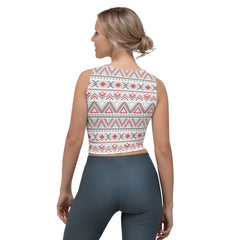 Schwedenmuster -Crop-Top