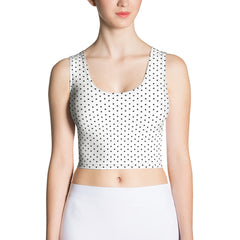 Punkte Crop-Top