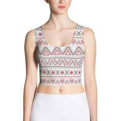 Schwedenmuster -Crop-Top