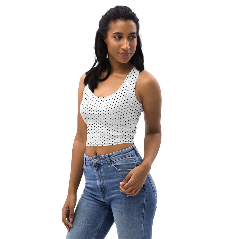 Punkte Crop-Top