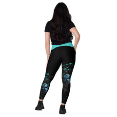 Art Line- Gottes Zorn-V-Bund-Leggings mit Taschen