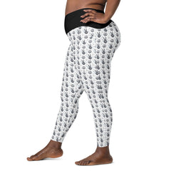 Peace Leggings mit Taschen