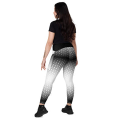 Geometric Line - V-Bund-Leggings mit Taschen