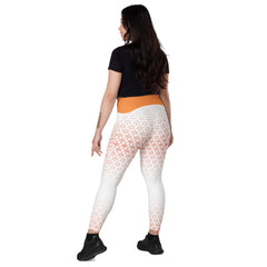 Geometric Line - V-Bund-Leggings mit Taschen