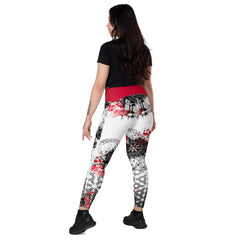 Art Line- V-Bund-Leggings mit Taschen