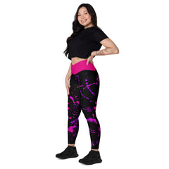 Art Line- V-Bund-Leggings mit Taschen