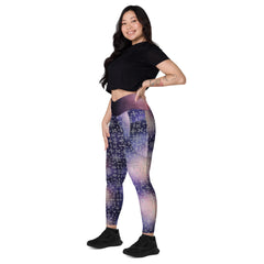 Viking Line- Batik V-Bund-Leggings mit Taschen