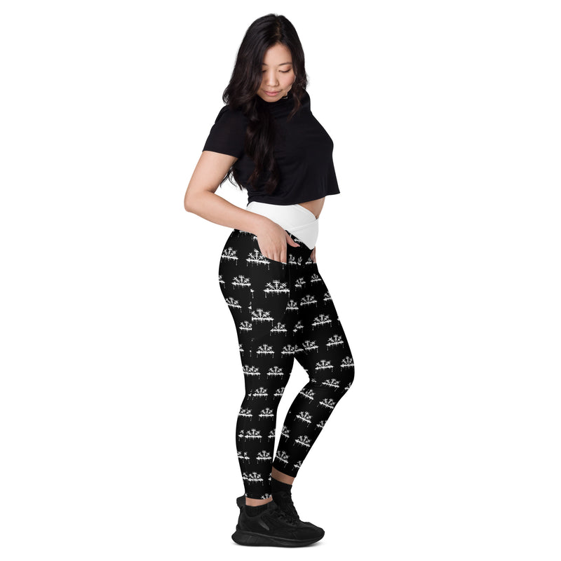 Viking Line-  V-Bund-Leggings mit Taschen