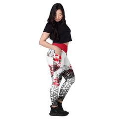 Art Line- V-Bund-Leggings mit Taschen