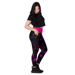 Art Line- V-Bund-Leggings mit Taschen