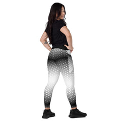 Geometric Line - V-Bund-Leggings mit Taschen