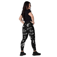 Viking Line-V-Bund-Leggings mit Taschen