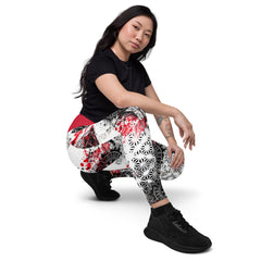 Art Line- V-Bund-Leggings mit Taschen