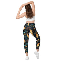 Traumfänger-Leggings mit Taschen