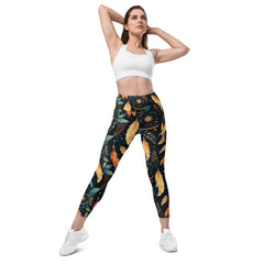 Traumfänger-Leggings mit Taschen